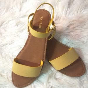 Shein Single Band Ankle Strap Sandals